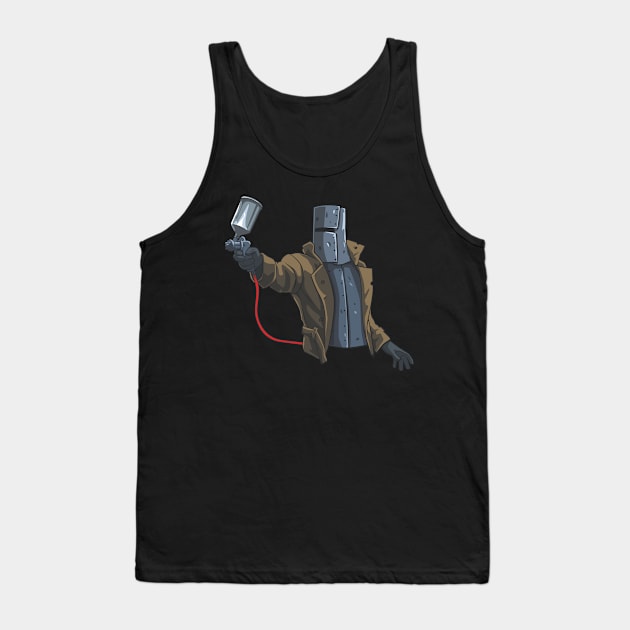 Ned Kelly paint gun Tank Top by Roryjas